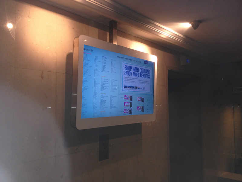 Wisma Atria Shopping Centre eDirectory at Lift Lobby