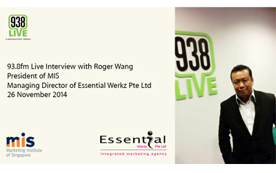 93.8 Live interview with our MD Mr Roger Wang