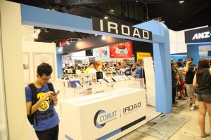 exhibition set up