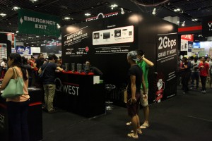 exhibition set up