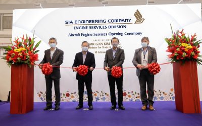 SIA Engineering Company Aircraft Engine Services Opening Ceremony